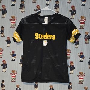 Pittsburgh Steelers Franklin Black Mesh Jersey Youth Medium